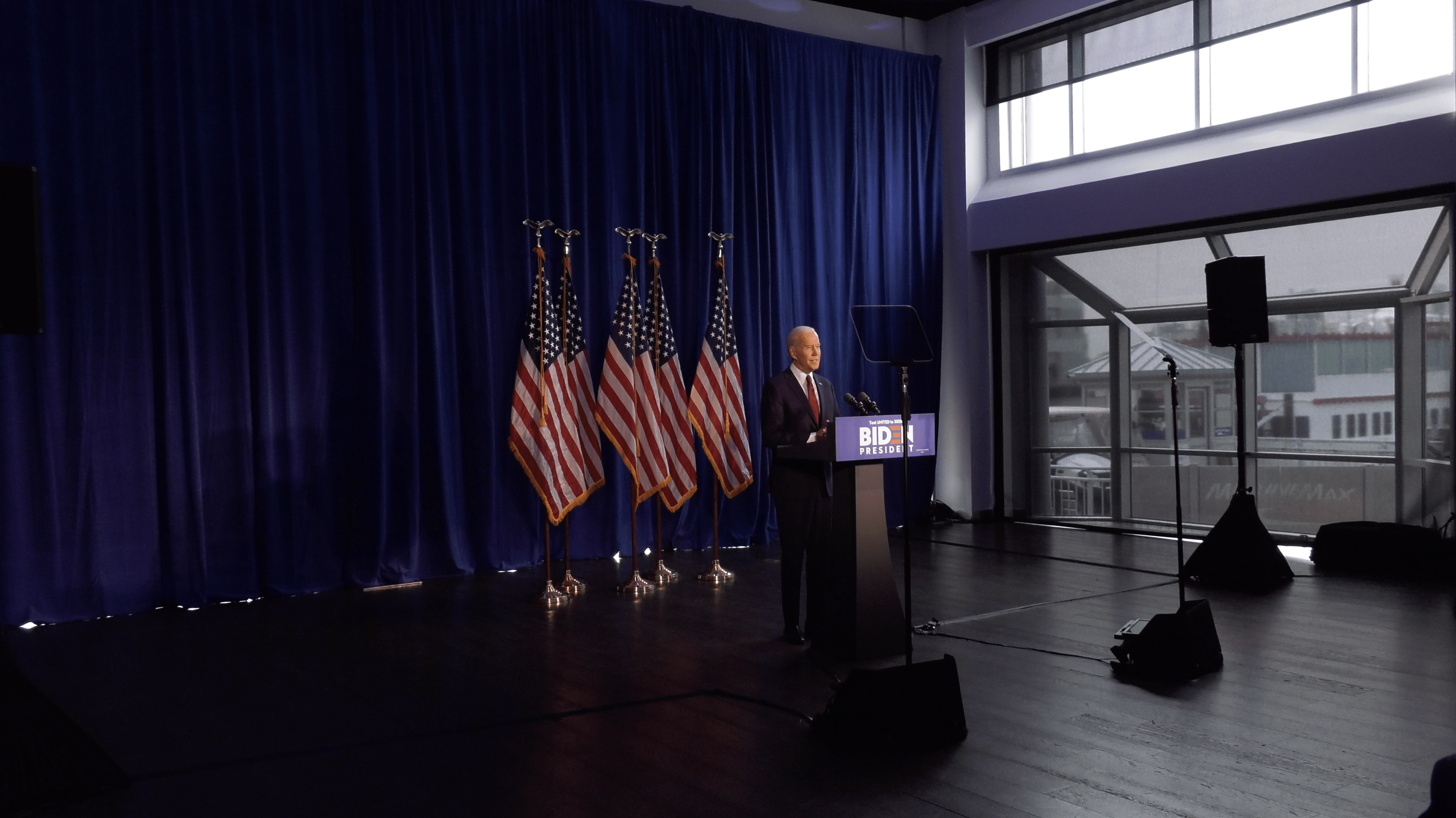 Joe Biden speaks about Iran and President Trump